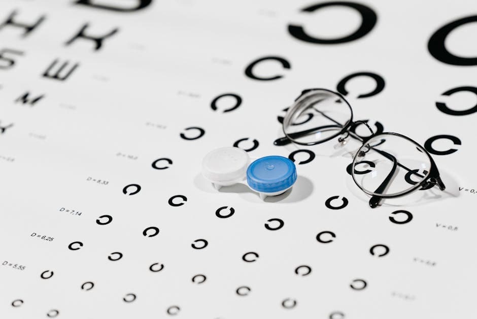 Blurred vision from astigmatism compared with clear corrected vision after laser eye surgery